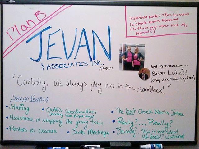A little #TBT from 2011 – Acuity’s first business plan? 😂 When Brad went on vacation at a previous organization, Jane and Devan (aka Jevan) snuck into his office to make sure he knew what the future could be! 🤔💭🙌🏻
.
.
.
#Winnipeg #winnipegbusiness #winnipegbiz #exchangedistrict #exchangebiz #exchangedistrictbiz #humanresources #humanresourcesmanagement #hrmanager #hrmanagement #hrmanagers #leaders #leadership #managers #employeeengagement #business #management #recruiting #recruitment #companyculture #hrlife #gsd
