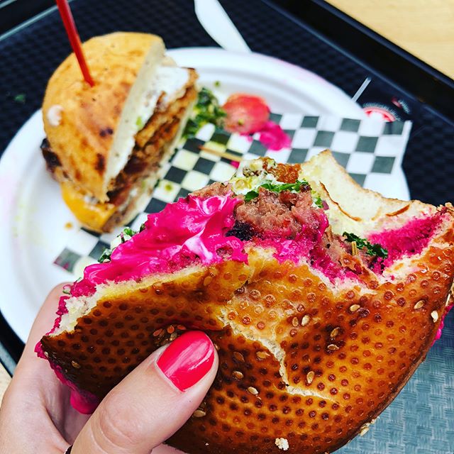 Le Burger Week is the perfect way to start things off after the long weekend. Check out the beet cream cheese sauce on this burger from @kyugrill and the delicious burger from @ilovenuburger at the Forks! 😍🍔 .
.
.
#leburgerweekwpg #omnomnom #winnipeg #winnipegbusiness #winnipegbiz #exchangedistrict #exchangebiz #exchangedistrictbiz #humanresources #humanresourcesmanagement #hrmanager #hrmanagement #hrmanagers #leaders #leadership #managers #employeeengagement #business #management #recruiting #recruitment #companyculture #hrlife #gsd